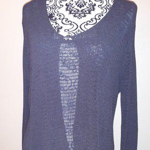 Dark Brown 2 pc knitted sweater set